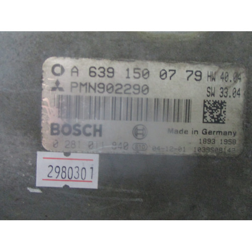 Mitsubishi Colt Smart ForFour 1.5 Motor Beyni A6391500779 0281011840