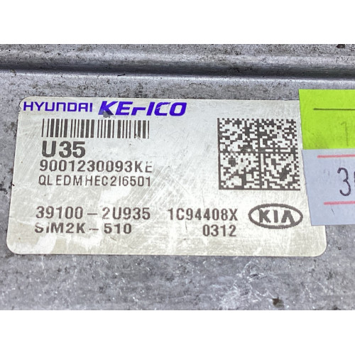 Kia Sportage Motor Beyni 9001230093KE 39100-2U935 SIM2K-510