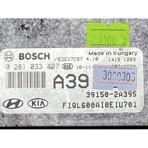 Kia Sportage Motor Beyni EDC17C57 0281033427 39150-2A395