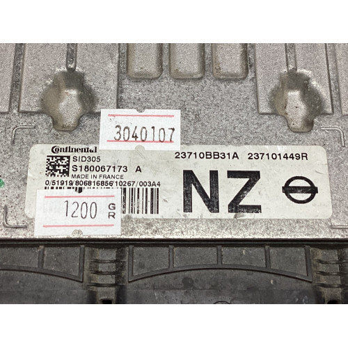 Nissan Qashqai Motor Beyni 237101449R S180067173A SID305