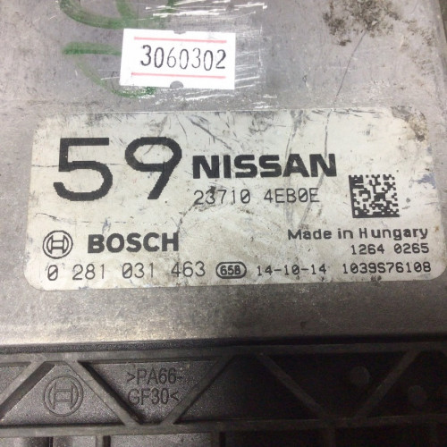 Nissan Qashqai 1.6 DCI Motor Beyni 0281031463 23710 4eb0e