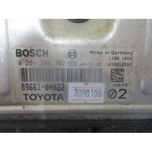 Toyota Aygo 1.0 Motor Beyni 0261208702 89661-0H022