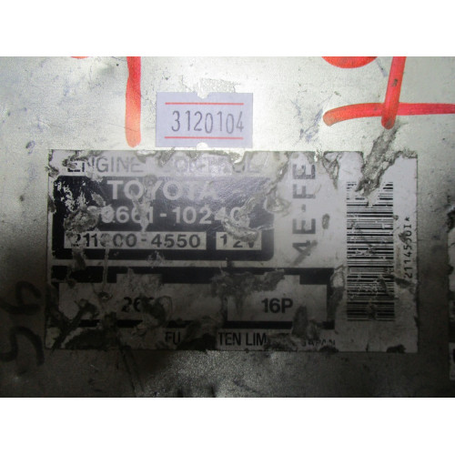 Toyota Motor Beyni 89661-1240 211000-4550