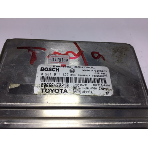 Toyota Yaris Motor Beyni 0281011127 89666-52210