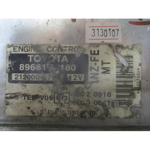 Toyota Yaris Motor Beyni 89661-52180 212000-1760