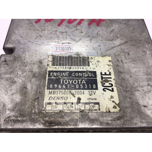 Toyota Avensis 2.0 Motor Beyni 89661-05310 MB175800-2004