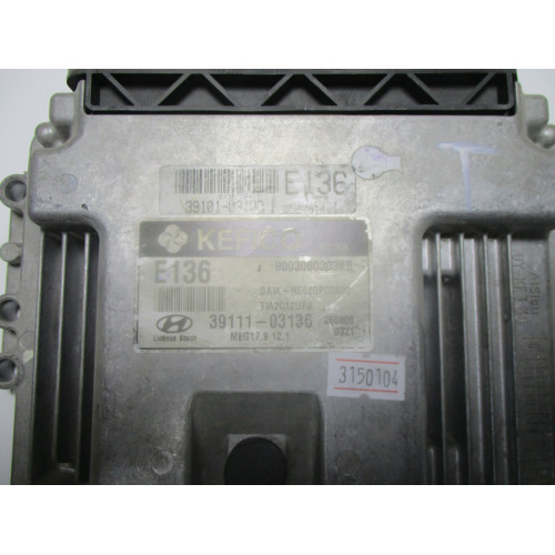 Hyundai i10 Motor Beyni 39101-03136 39111-03136 9003060303KB MEG17.9.12.1