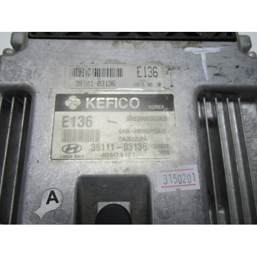 Hyundai i10 Motor Beyni 39101-03136 39111-03136 9003060303KB MEG17.9.12.1