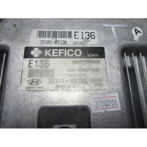 Hyundai i10 Motor Beyni 39101-03136 39111-03136 9003060303KB MEG17.9.12.1