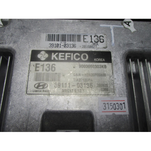Hyundai i10 Motor Beyni 39101-03136 39111-03136 9003060303KB MEG17.9.12.1
