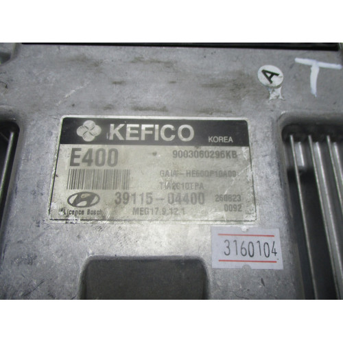 Hyundai i10 Motor Beyni 39115-04400 39105-04400 9003060296KB MEG17.9.12.1