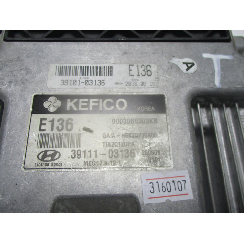 Hyundai i10 Motor Beyni 39101-03136 39111-03136 9003060303KB MEG17.9.12.1
