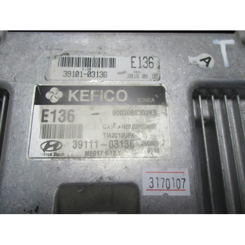 Hyundai i10 Motor Beyni 39101-03136 39111-03136 9003060303KB MEG17.9.12.1
