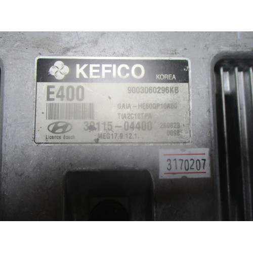Hyundai i10 Motor Beyni 39115-04400 39105-04400 9003060296KB MEG17.9.12.1