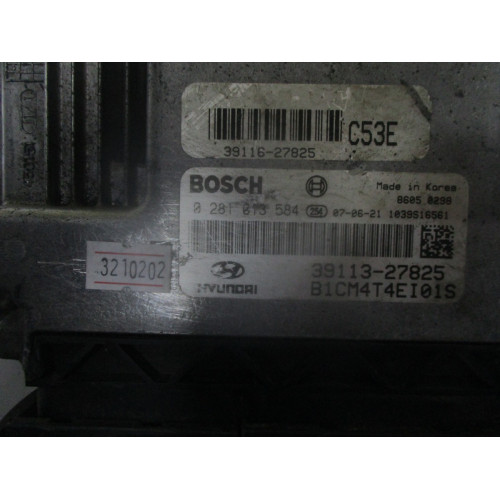 Hyundai Santa Motor Beyni 0281013584 39113-27825 39116-27825
