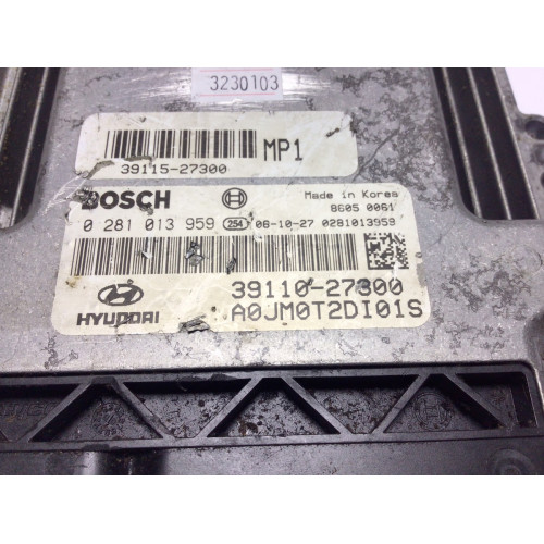 Hyundai Tucson Motor Beyni 0281013959 39110-27300 39115-27300