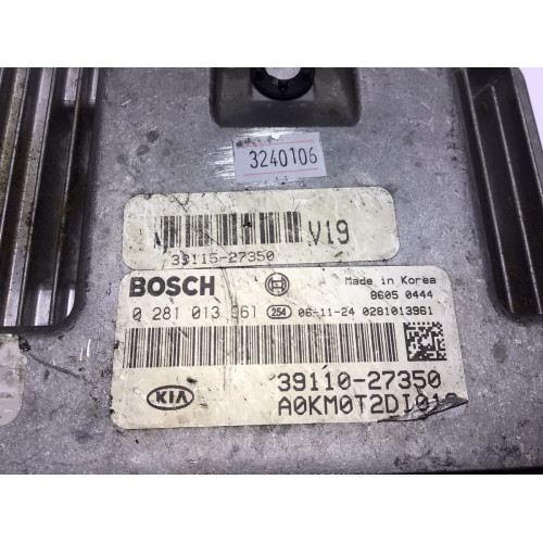 Kia Sportage 2.0 Motor Beyni 0281013961 39110-27350 39115-27350