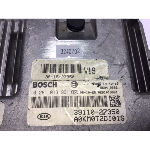 Kia Sportage 2.0  Motor Beyni 0281013961 39110-27350 39115-27350
