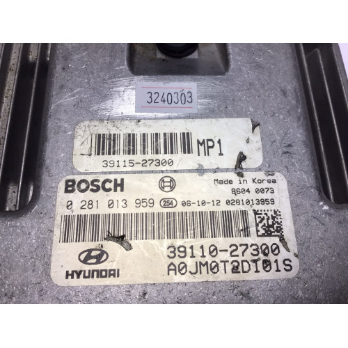 Hyundai Tucson Motor Beyni 0281013959 39110-27300 39115-27300