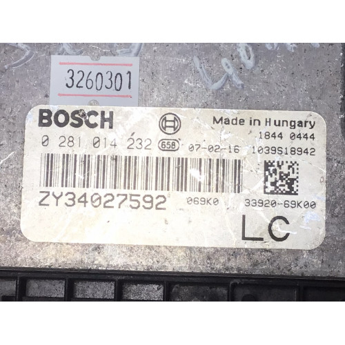 Suzuki SX4 Motor Beyni 0281014232 ZY34027592