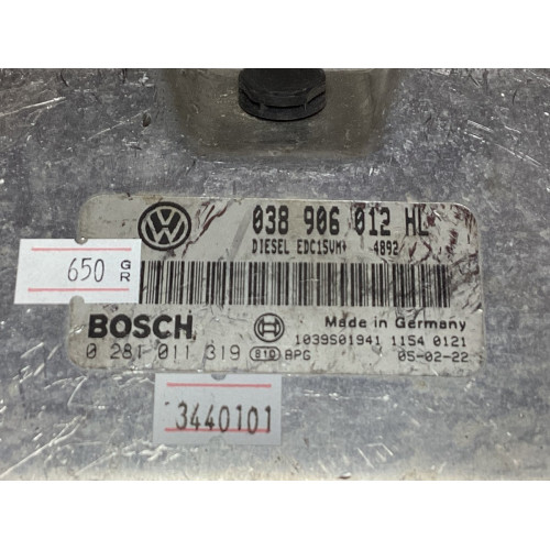 Volkswagen Golf Jetta Polo Passat 1.9 Motor Beyni 038906012HL 0281011319