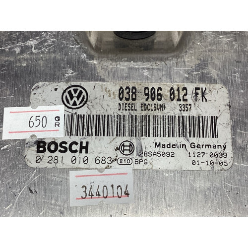 Seat Leon Toledo 1.9 Motor Beyni 0281010683 038906012FK EDC15VM+