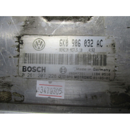 Seat Cordoba Motor Beyni ME7.5.10 0261207228 6K0906032AC