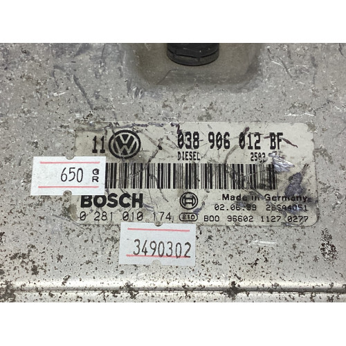 Volkswagen Golf 1.9 Motor Beyni 038906012BF 0281010174