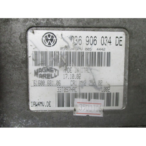 Volkswagen Polo 1.4 Motor Beyni 036906034DE IAW4MV.DE