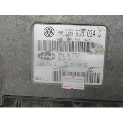 Volkswagen Polo 1.4 16V Motor Beyni 036906034DD 6160066306