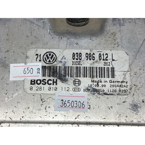 Volkswagen Golf Polo Bora 1.9 Motor Beyni 0281010112 038906012L