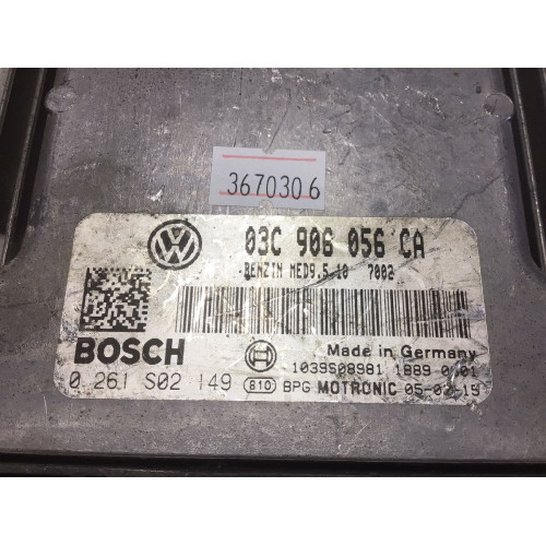 Volkswagen Golf 5 Motor Beyni 0261S02149 03C906056CA