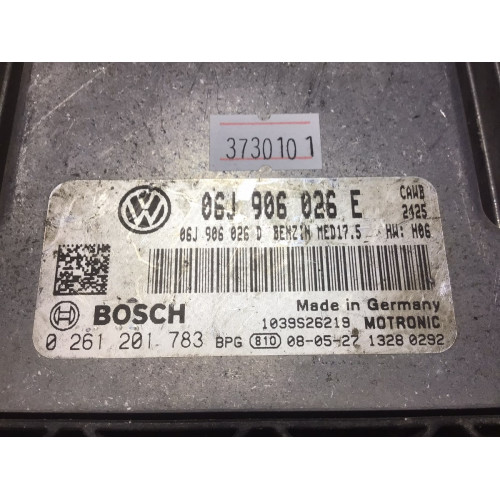 Volkswagen Passat 2.0 TSI Motor Beyni 06J906026E 0261201783