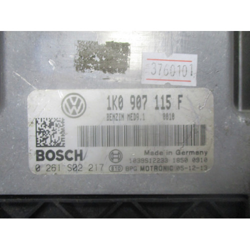 Volkswagen Golf 5 2.0 Motor Beyni MED9.1 0261S02217 1K0907115F