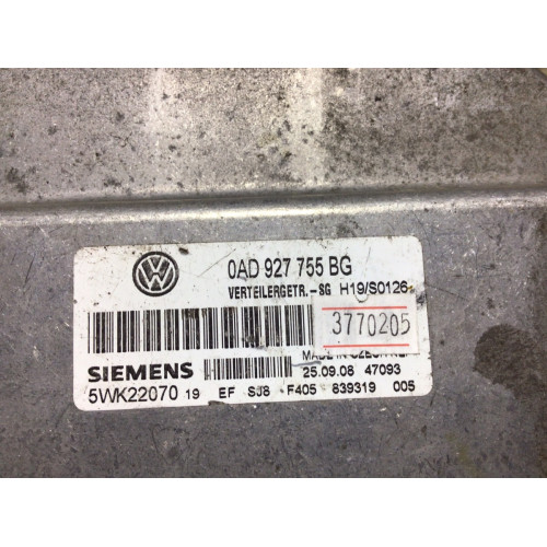 Volkswagen Touareg Motor Beyni 5WK2207019 0AD927755BG