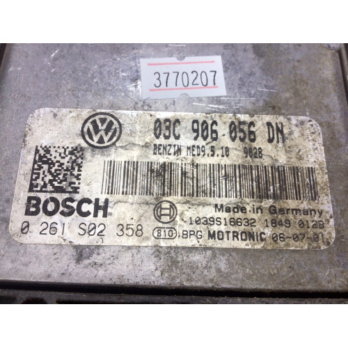 Volkswagen Golf Motor Beyni 0261S02358 03C906056DN
