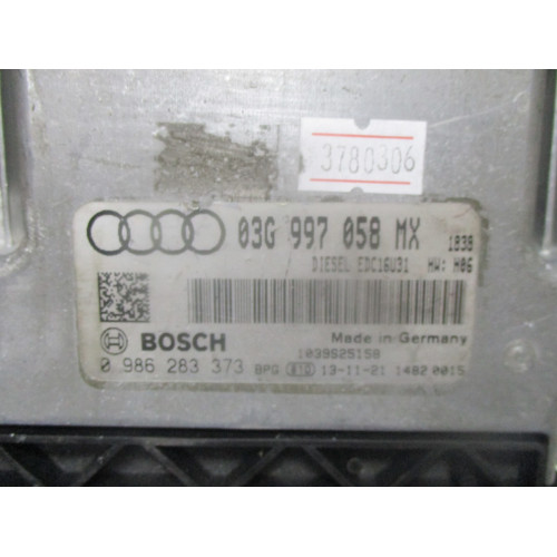 Volkswagen Golf 2.0 Motor Beyni 03G997058MX 0968283373 EDC16U31