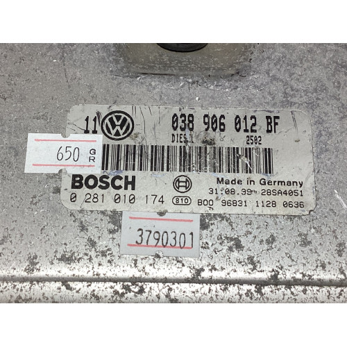 Volkswagen Golf 1.9 Motor Beyni 038906012BF 0281010174
