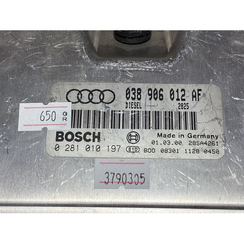 Audi A4 1.9 Motor Beyni 038906012AF 0281010197