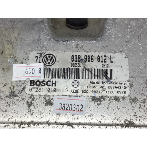 Volkswagen Golf Polo Bora 1.9 Motor Beyni 0281010112 038906012L