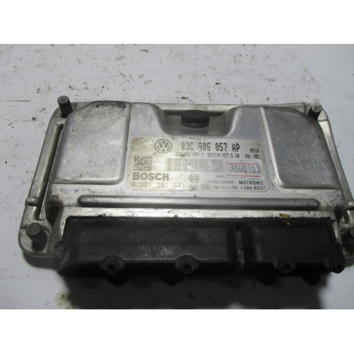 Volkswagen Polo 1.6 Motor Beyni 0261201671 03C906057AP