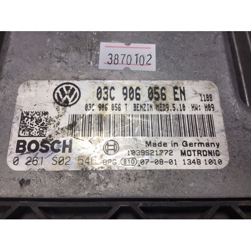Volkswagen Golf 1.6 Motor Beyni 0261S02546 03C906056EN