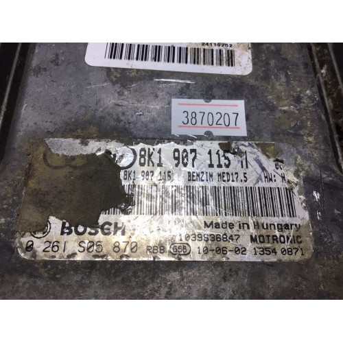 Audi A4 A5 Motor Beyni 0261S05870 8K1907115M Med17.5