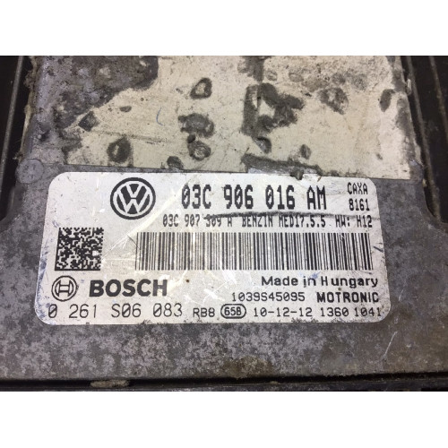 Volkswagen Golf 1.4 Motor Beyni 03C906016AM 0261S06083