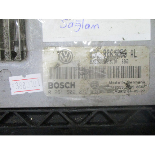Volkswagen Golf5 1.6 FSI Motor Beyni 03C906056AL 0261S02072 Med9.5.10 
