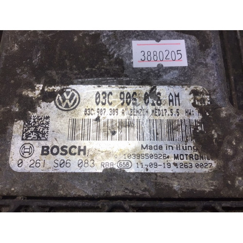 Volkswagen Golf 1.4 Motor Beyni 03C906016AM 0261S06083