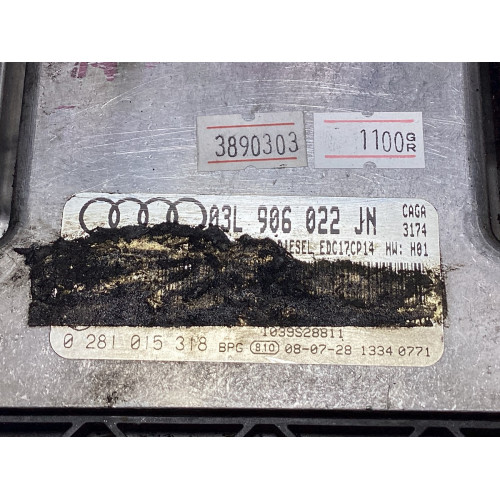 Audi A4 Motor Beyni 03L906022JN 0281015318 EDC17CP14