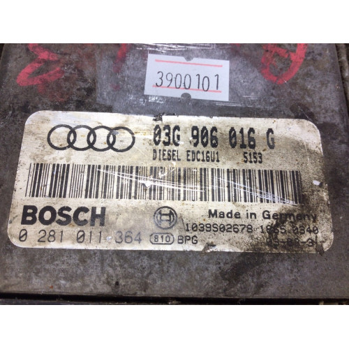 Audi A3 2.0 Motor Beyni 0281011364 03G906016G