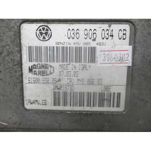 Skoda Fabia 1.4 Motor Beyni 036906034CB IAW4MV.CB