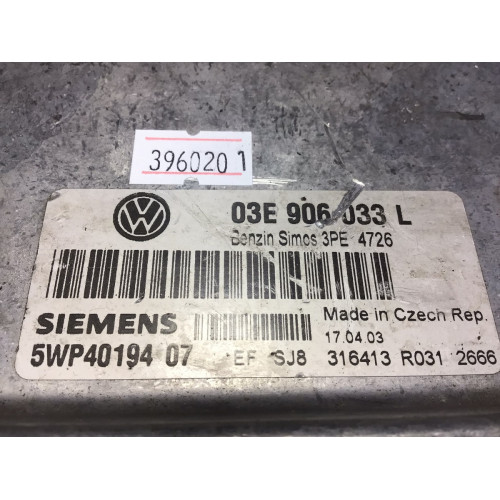Volkswagen Polo 1.2 Motor Beyni 5WP4019407 03E906033L